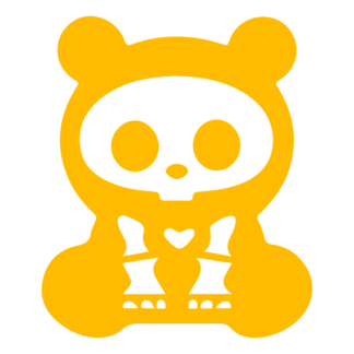 X-Ray Panda Decal (Yellow)